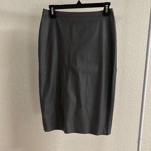 BCBG Max Azria Faux leather skirt